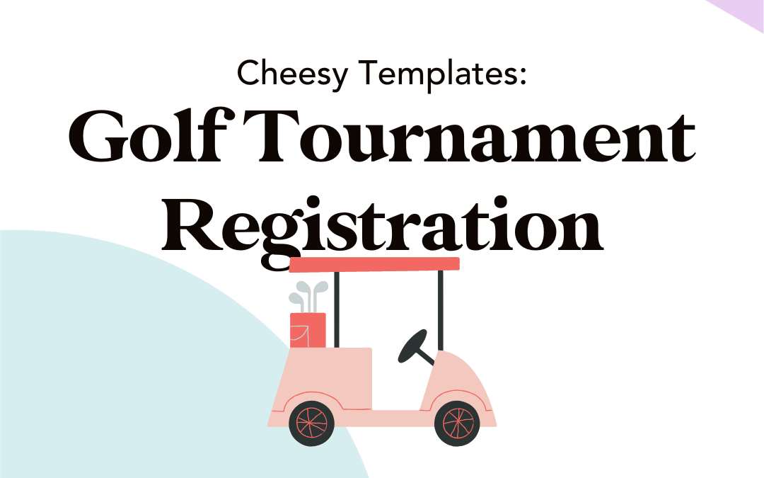 Golf Tournament Registration Form
