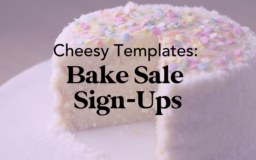 Sign Up Sheet Bake Sale Sign Up Sheet Bake Sale